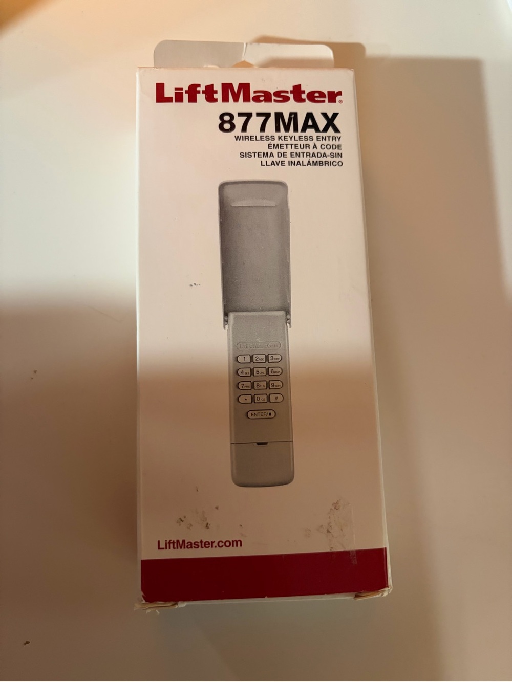 LiftMaster 877MAX Wireless Keyless Entry Remote -